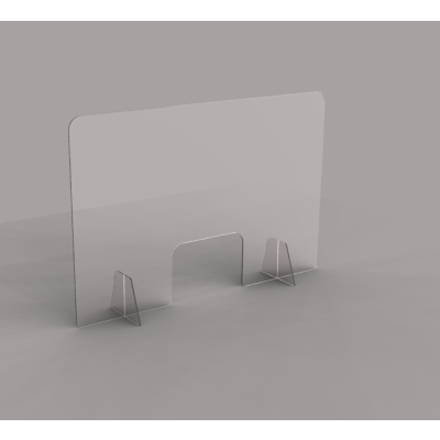Clear Acrylic Medium Free Standing Protection Screen