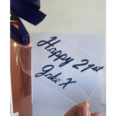 Plain Acrylic Gift Tag